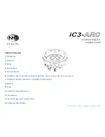 Предварительный просмотр 1 страницы NHT iC2-ARC Installation Manual