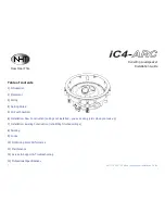 NHT iC4-ARC Installation Manual preview