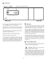 Preview for 12 page of NHT Power5 User Manual