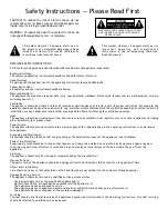 Preview for 2 page of NHT Pro Audio M-20 Owner'S Manual