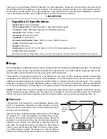 Предварительный просмотр 2 страницы NHT SuperOne Ci Owner'S Manual