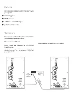 Предварительный просмотр 2 страницы NHT SuperPower Setup Manual