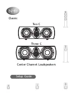 Предварительный просмотр 1 страницы NHT Two C Setup Manual