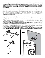 Предварительный просмотр 4 страницы NHT VS-1.2a Owner'S Manual