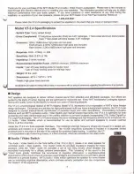 NHT VT-2.4 Owner'S Manual предпросмотр