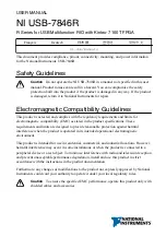 Preview for 1 page of NI 7846R User Manual