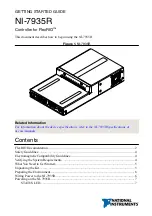 NI 7935R Getting Started Manual preview