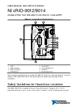 NI cRIO-9012 User Manual And Specifications предпросмотр