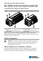 Preview for 1 page of NI cRIO-9101 User Manual And Specifications