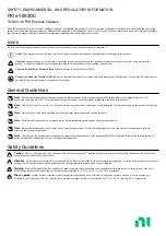 NI PXIe-1092DC Safety, Environmental, And Regulatory Information preview