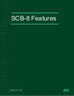 NI SCB-8 Manual preview