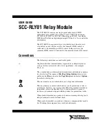 NI SCC-RLY01 User Manual предпросмотр