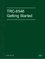 Предварительный просмотр 1 страницы NI TRC-8546 Getting Started