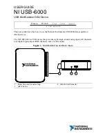 NI USB-6000 User Manual preview