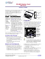 Предварительный просмотр 1 страницы Niagara NPB-2X-485 Install Sheet