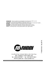 Preview for 128 page of NIBBI MAK 16 Use And Maintenance