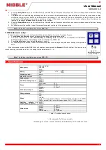 Предварительный просмотр 8 страницы NIBBLE EN 54-2 User Manual