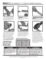 Nibco Press System Installation Instructions предпросмотр