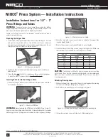 Предварительный просмотр 3 страницы Nibco Pressystem Installation Instructions Manual