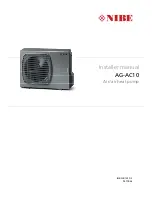 Предварительный просмотр 1 страницы Nibe AG-AC10-42 Installer Manual