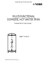 Nibe AP-WH7 Operating Manual preview