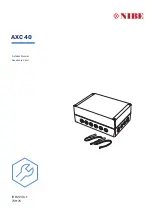 Nibe AXC 40 Installer Manual предпросмотр