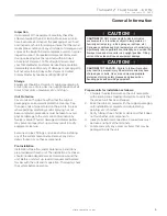 Preview for 5 page of Nibe CLIMATEMASTER Tranquility TFC 036 Installation, Operation & Maintenance Instructions Manual