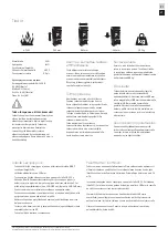 Preview for 3 page of Nibe Contura 856T Manual