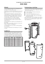 Preview for 3 page of Nibe EKS 500 Installation And Maintenance Instructions Manual