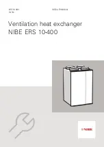 Preview for 1 page of Nibe ERS 10-400 Installer Manual