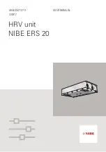 Nibe ERS 20 User Manual preview