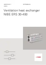 Preview for 1 page of Nibe ERS 30-400 User Manual