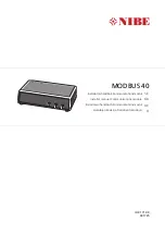 Nibe MODBUS 40 Installer Manual preview