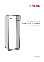 Nibe SPLIT ACVM270 Service Manual предпросмотр