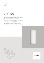 Preview for 1 page of Nibe UKV 100 User'S And Installer'S Manual