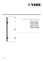 Nibe UKVS 20-1000 Installation And Operating Manual preview