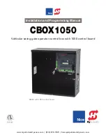 Nice HySecurity CBOX1050 Installation And Programming Manual preview