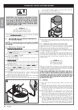 Preview for 22 page of Nice ALTO100C Instructions And Warnings For Installation And Use