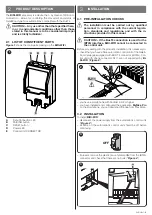 Preview for 3 page of Nice BiDi-WiFi Instruction And Warnings For The Installer