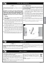 Предварительный просмотр 37 страницы Nice CLB207 Instructions And Warnings For Installation And Use