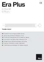 Nice Era Plus L Complete Manual preview