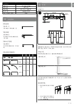 Preview for 3 page of Nice Era Track Action Instructions And Warnings For Use