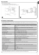 Предварительный просмотр 9 страницы Nice F210S Installation Instructions And Warnings