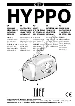 Nice HYPPO HY 7005 Instruction Manual And Spare Parts Catalogue preview