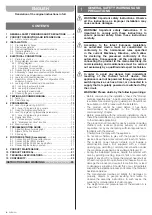 Предварительный просмотр 2 страницы Nice MC824HHS Instructions And Warnings For Installation And Use