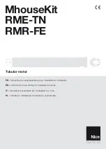 Nice MhouseKit RM30R FE Instructions And Warnings For Installation And Use preview