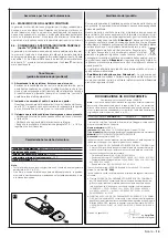 Preview for 43 page of Nice MhouseKit RM30R FE Instructions And Warnings For Installation And Use