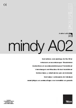 Предварительный просмотр 1 страницы Nice MINDY A01 Instructions And Warnings