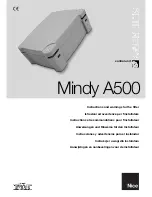 Предварительный просмотр 1 страницы Nice Mindy A500 Instructions And Warnings For The Fitter