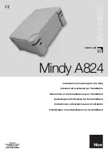 Nice Mindy A824 Instructions And Warnings For The Fitter предпросмотр